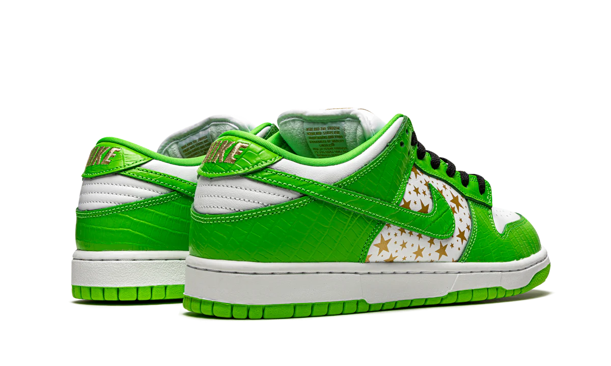 Nike SB Dunk Low "Supreme - Stars" Green