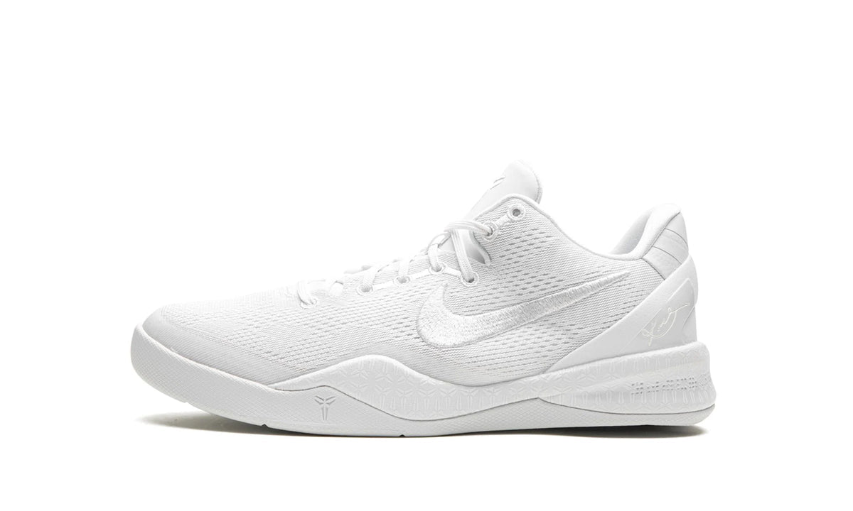 Nike Kobe 8 Protro "Halo - Triple White" Grade School