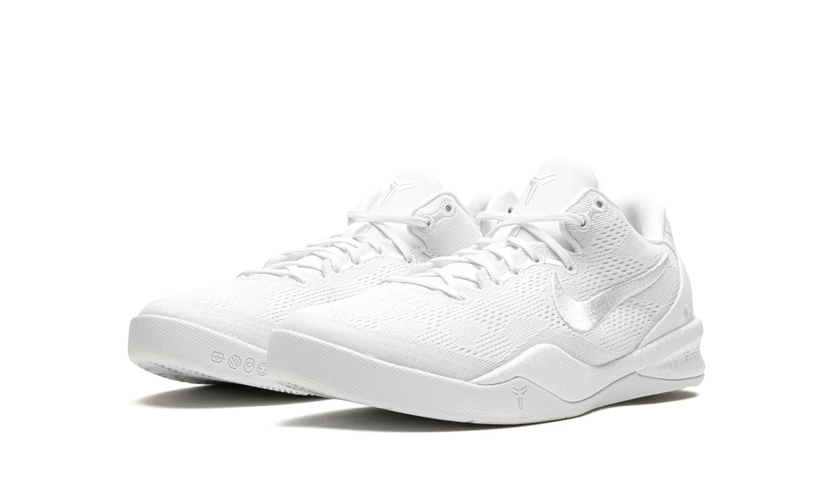 Nike Kobe 8 Protro "Halo - Triple White" Grade School