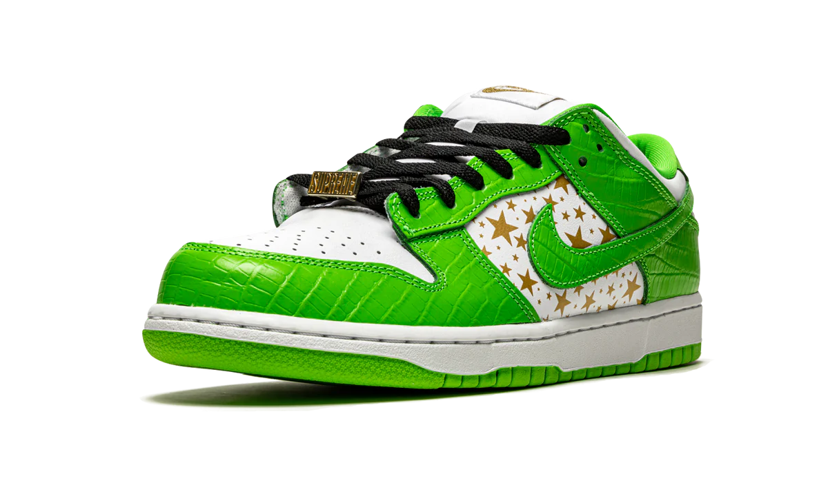 Nike SB Dunk Low "Supreme - Stars" Green