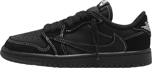 Jordan 1 Retro Low "Travis Scott - Black Phantom" Pre-School