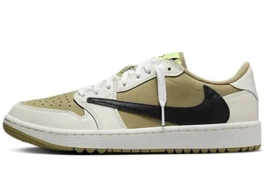 JORDAN 1 RETRO LOW GOLF "TRAVIS SCOTT - NEUTRAL OLIVE"